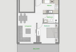 1 bedroom apartment